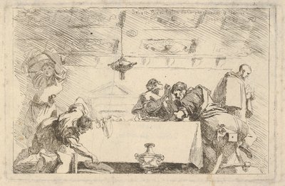 La última cena, ca. 1761-64 de Jean Honore Fragonard