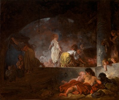 Las lavanderas de Jean Honore Fragonard