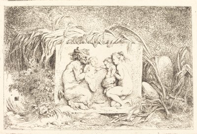 La familia del sátiro de Jean Honore Fragonard