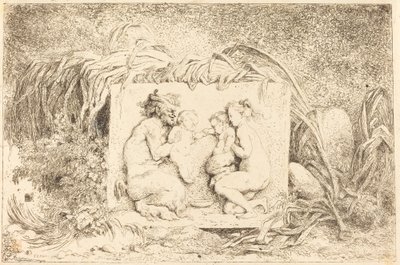 La familia del sátiro de Jean Honore Fragonard