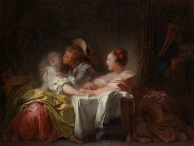 El beso robado, c.1760 de Jean Honore Fragonard