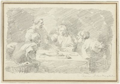 La cena en Emaús de Jean Honore Fragonard
