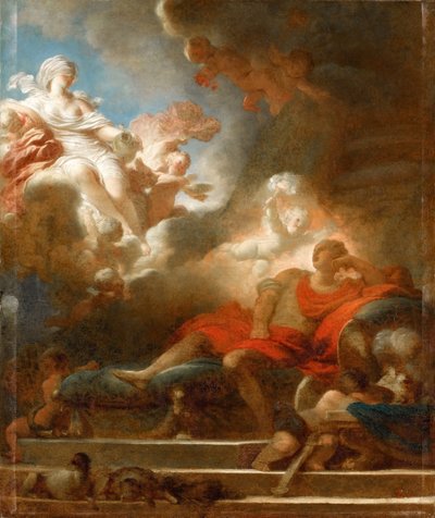 El Sueño del Guerrero de Amor de Jean Honore Fragonard