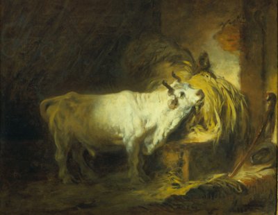 El toro blanco en el establo de Jean Honore Fragonard