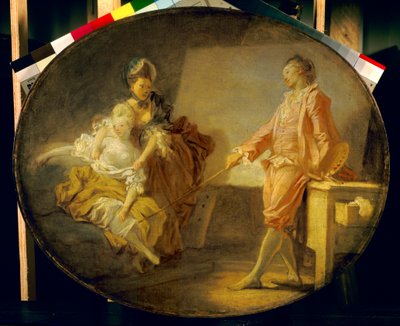 El comienzo del modelo de Jean Honore Fragonard