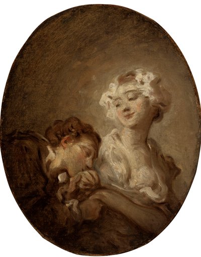 La coqueta y el joven de Jean Honore Fragonard