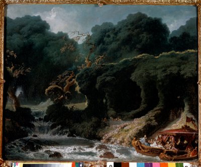La fiesta en Rambouillet llamada la isla del amor de Jean Honore Fragonard