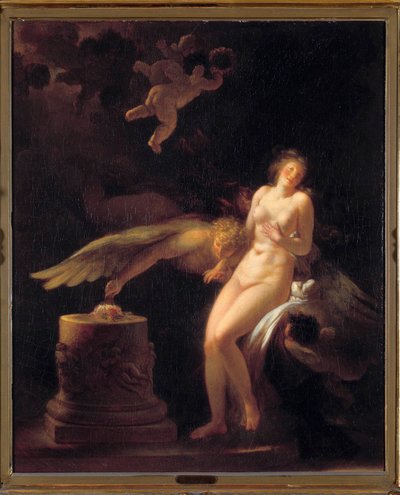 El sacrificio de la rosa de Jean Honore Fragonard