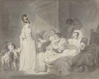 Visita a la Enfermera de Jean Honore Fragonard