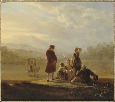 Voltaire y los campesinos de Ferney de Jean Huber