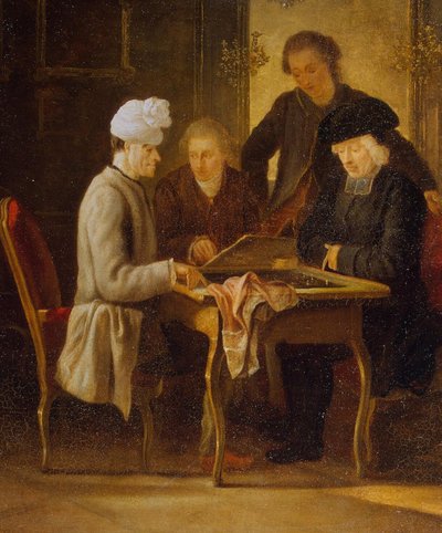Voltaire en el Ajedrez de Jean Huber