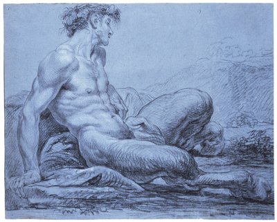 Un fauno sentado, c.1755-57 de Jean II Restout