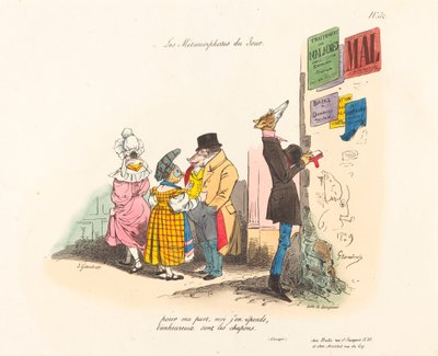 Metamorfosis del Día: Lamentos, o Nunca hasta la Próxima Vez de Jean Ignace Isidore Grandville