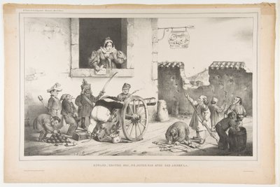 Niños, obedecedme, no juguéis con esas armas, abril 1834 de Jean Ignace Isidore Gérard