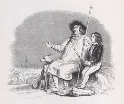 Estrellas fugaces de Las obras completas de Béranger, 1836 de Jean Ignace Isidore Gérard