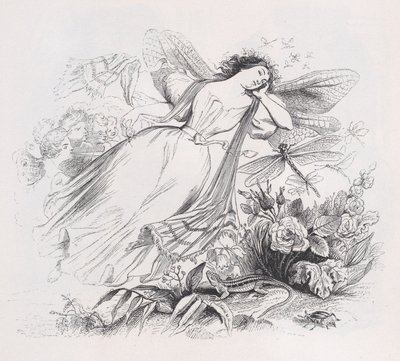 La Sílfide de Las Obras Completas de Béranger de Jean Ignace Isidore Gérard