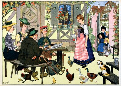 Mi pueblo, los que no olvidan: los turistas alemanes; de Jean Jacques (1873 1951) Waltz