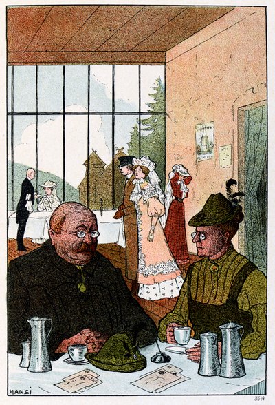 Vogesen Bilder (imágenes de los Vosgos) ; En el Hotel de la Schucht 