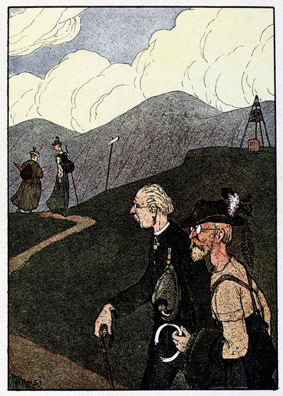 Vogesen Bilder (imágenes de los Vosgos) ; Promenade sur les cretes de Jean Jacques (1873 1951) Waltz