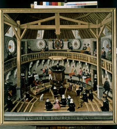 PROTESTANTISMO (Calvinismo): El Templo del Paraíso en 1564. de Jean Jacques (after) Perrissin