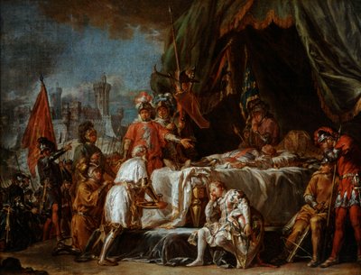 Ritos funerarios para Bertrand Duguesclin, Condestable de Francia, finales del siglo XIX - principios del siglo XX de Jean Jacques Baptiste Brunet