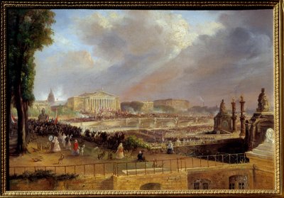 Proclamación de la República en el pórtico de la Cámara de Diputados el 4 de mayo de Jean Jacques Champin