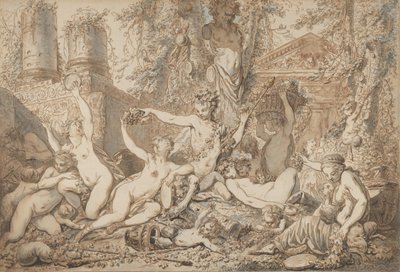 Bacanal, ca. 1765-66 de Jean Jacques Francois Le Barbier