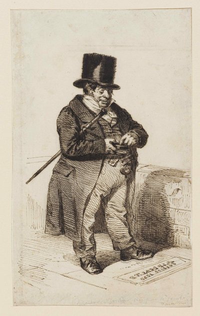 Tipo rentista, 1840 de Jean Jacques Grandville