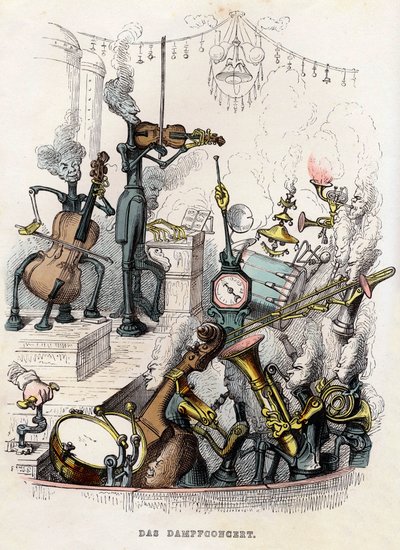 Concierto de vapor de Jean Jacques Grandville