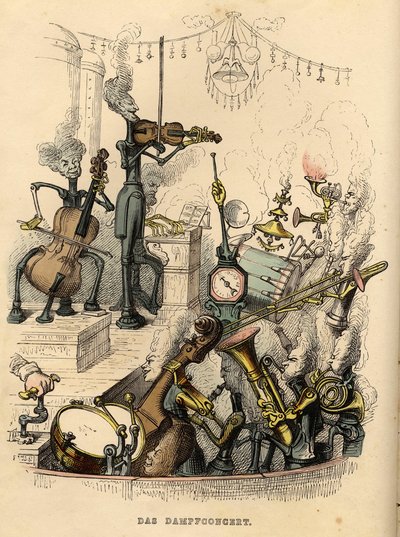 Concierto de vapor de Jean Jacques Grandville