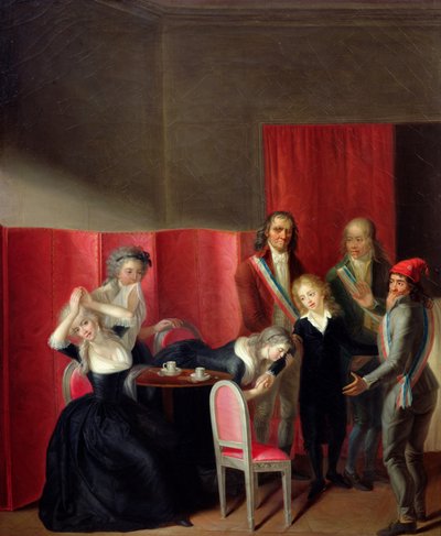 El Delfín separado de su familia, 3 de julio de 1793 de Jean Jacques Hauer