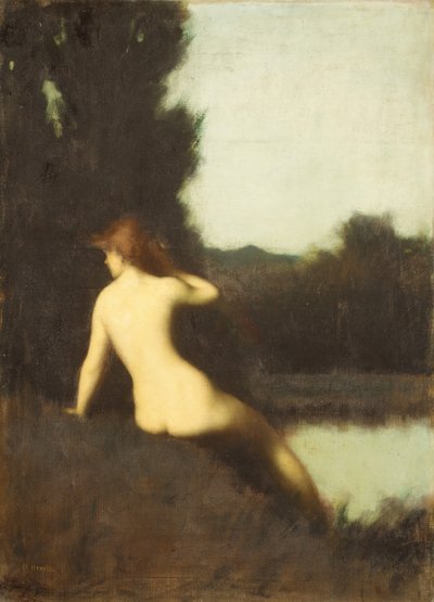 Un Bañista Eco, 1881 de Jean Jacques Henner