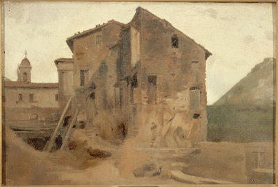 Masure en la campiña romana, entre 1859 y 1864 (óleo sobre lienzo) de Jean Jacques Henner