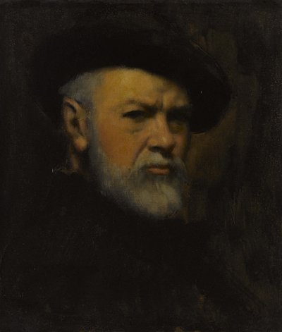 Autorretrato, c. 1890 de Jean Jacques Henner