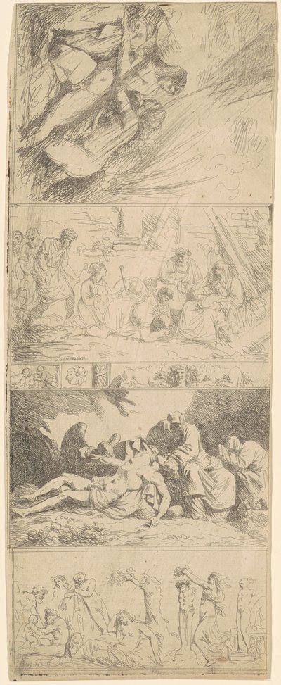 Cuatro composiciones religiosas y seculares de Jean Jacques Lagrenée II