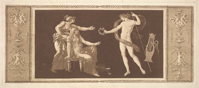 Apolo coronando las artes, del Recueil de Différentes Compositions de Jean Jacques Lagrenee