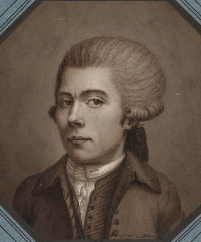 Autorretrato, 1786 de Jean Jacques Lequeu