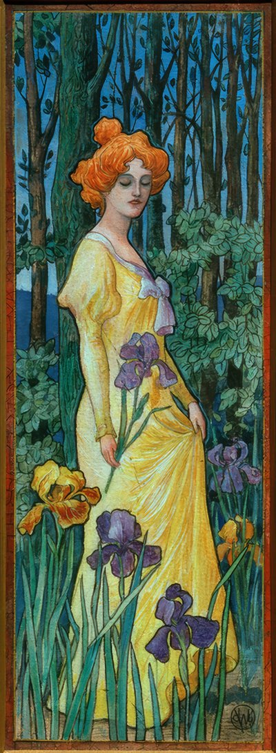 La mujer con iris de Jean Jacques Waltz
