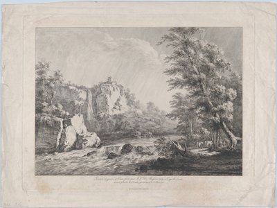 Árbol de abedul arrancado por una tormenta, 1809 de Jean Jacques de Boissieu