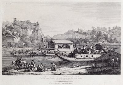 Paseo en barco por el Sena, 1803 de Jean Jacques de Boissieu