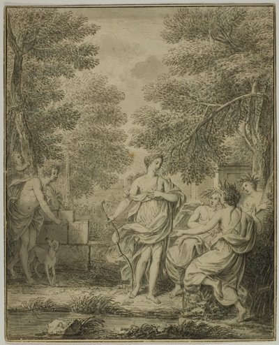Diana y Acteón de Jean Jacques de Boissieu