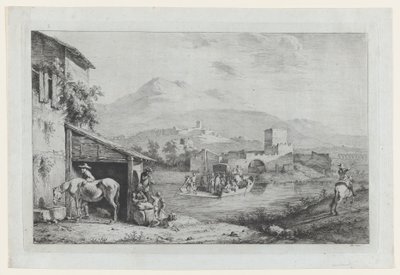 Paso de Garigliano, Italia de Jean Jacques de Boissieu