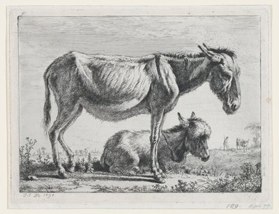 Jenny con su potro de Jean Jacques de Boissieu