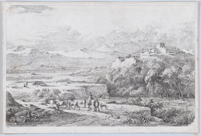 Paisaje después de Van der Cabel de Jean Jacques de Boissieu
