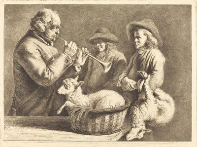 Tocador de oboe de Jean Jacques de Boissieu