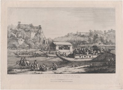 El Papa Pío VII en el Saône, 1805 de Jean Jacques de Boissieu