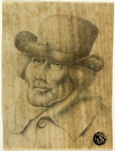 Busto retrato de un anciano con sombrero y abrigo de Jean Jacques de Boissieu