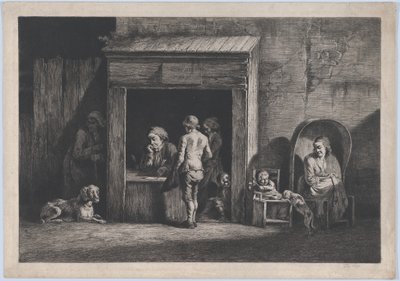 Escritor público, 1790 de Jean Jacques de Boissieu