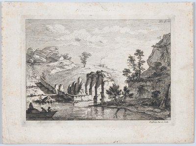 Ruinas de un acueducto, 1763 de Jean Jacques de Boissieu