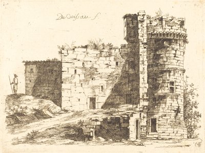 Ruinas del Château Saint-Chamond, Loira de Jean Jacques de Boissieu